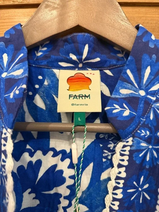 Farm Rio Tapestry Linen Maxi Dress - Picture 5 of 9